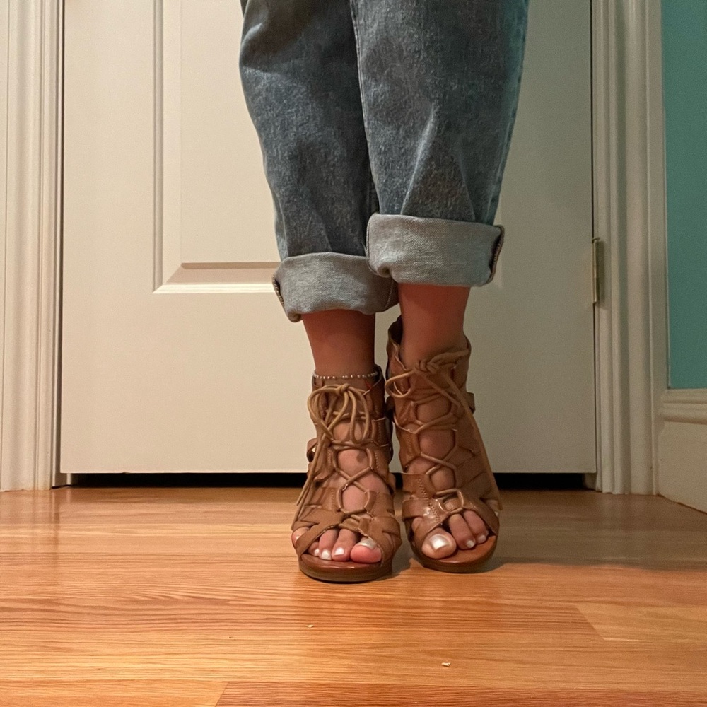 Dressbarn Deidra Lace Up Heels